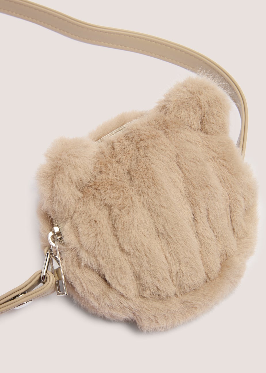Girls Fur Cat Bag