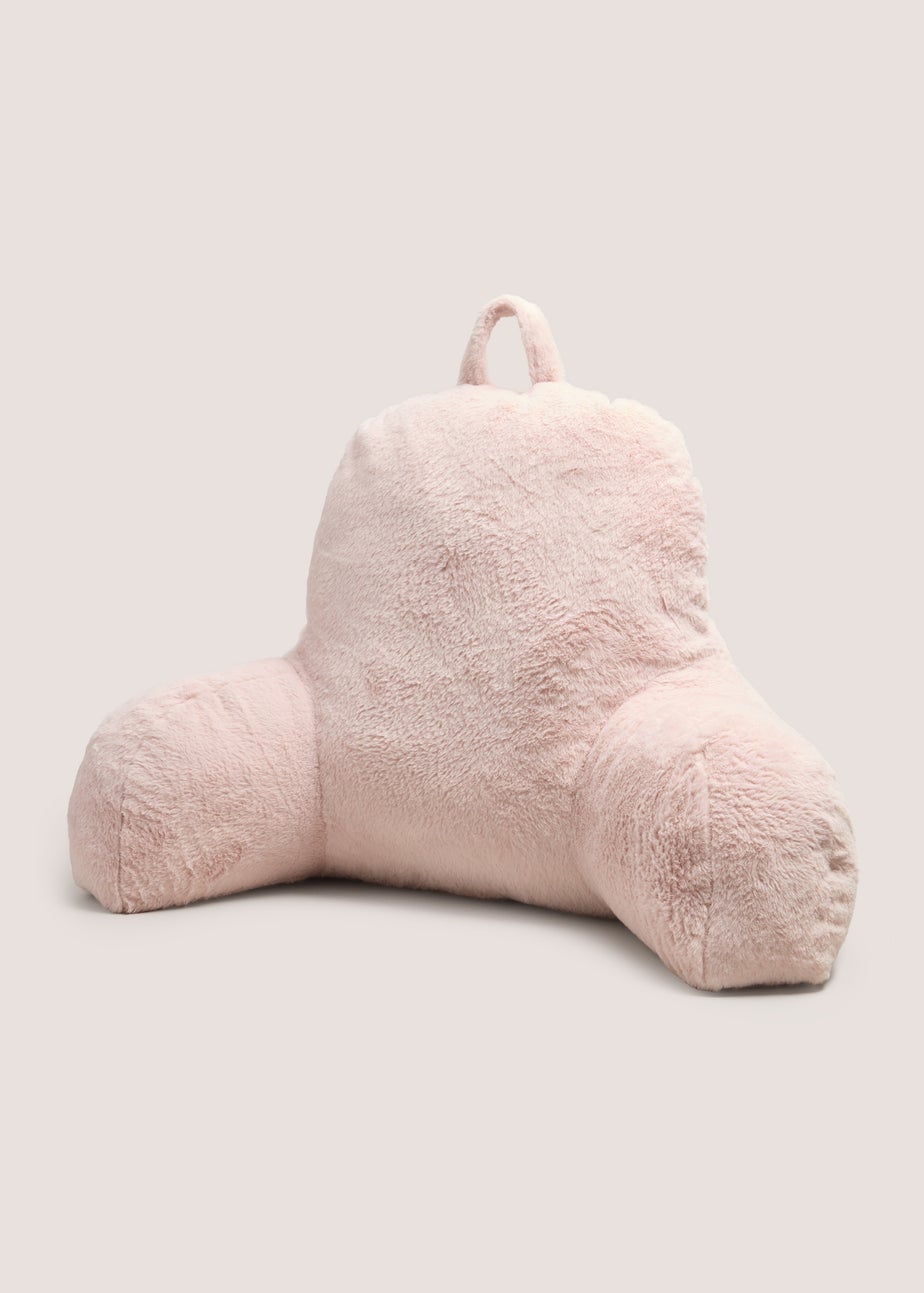 Pink Faux Fur Cuddle Cushion