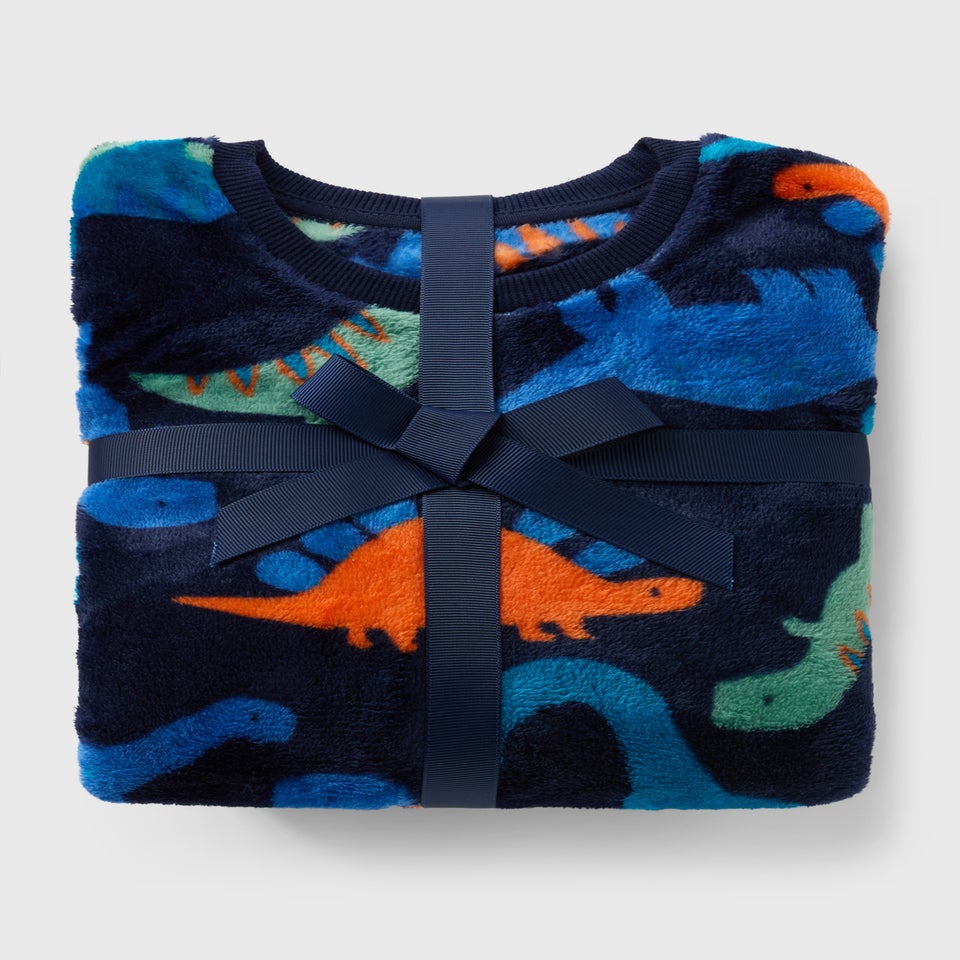 Boys Navy Dino Pyjama Set (1-7yrs)