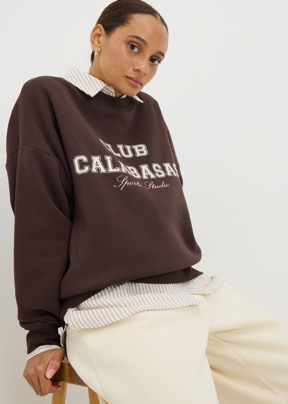 Brown Club Calabasas Sweatshirt