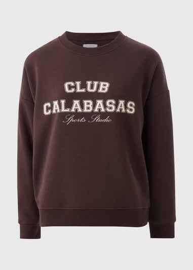 Brown Club Calabasas Sweatshirt