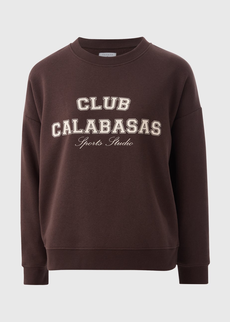 Brown Club Calabasas Sweatshirt