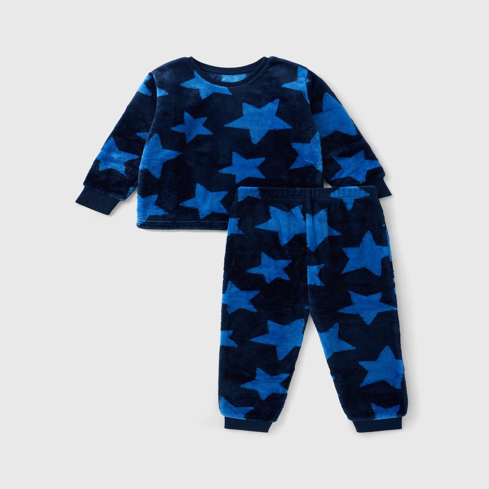 Boys Blue Star Pyjama Set (1-7yrs)