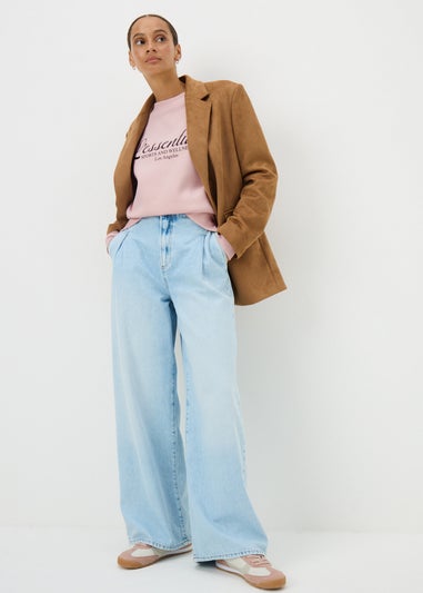 Pink L'Essential Slogan Sweatshirt