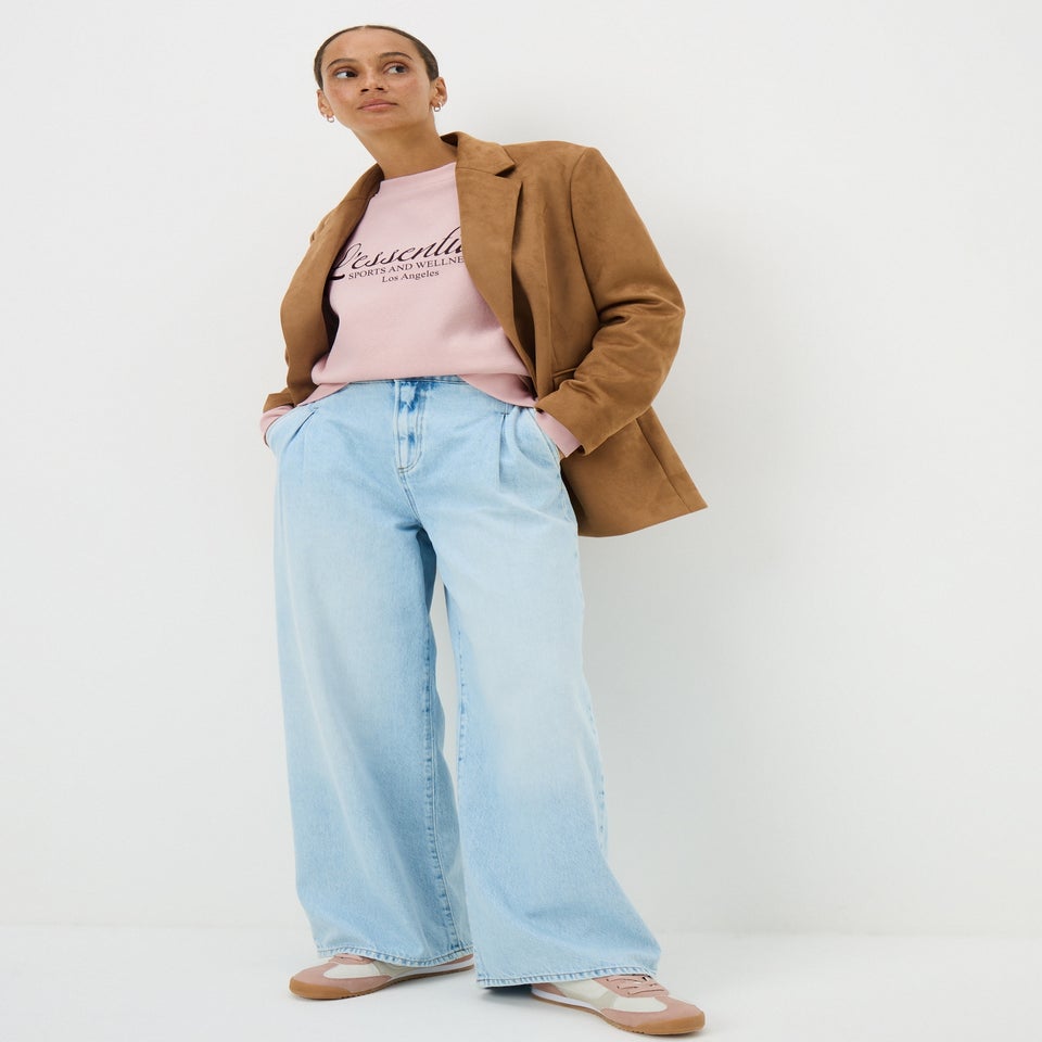 Pink L'Essential Slogan Sweatshirt