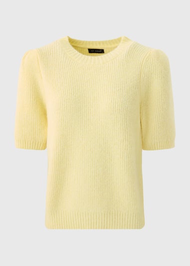 Et Vous Lemon Fluffy Jumper