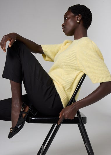 Et Vous Lemon Fluffy Jumper