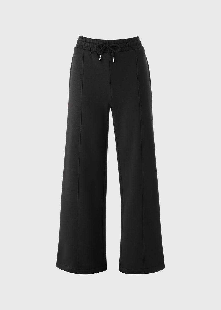 Black Wide Leg Jogging Bottoms