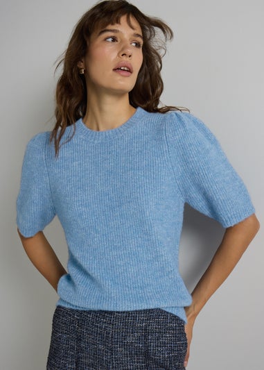 Et Vous Blue Fluffy Jumper