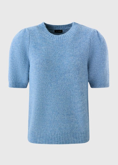 Et Vous Blue Fluffy Jumper