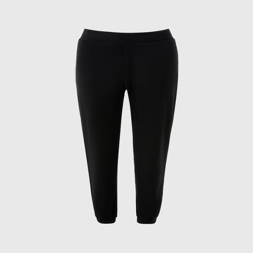 Black Microfleece Jogging Bottoms