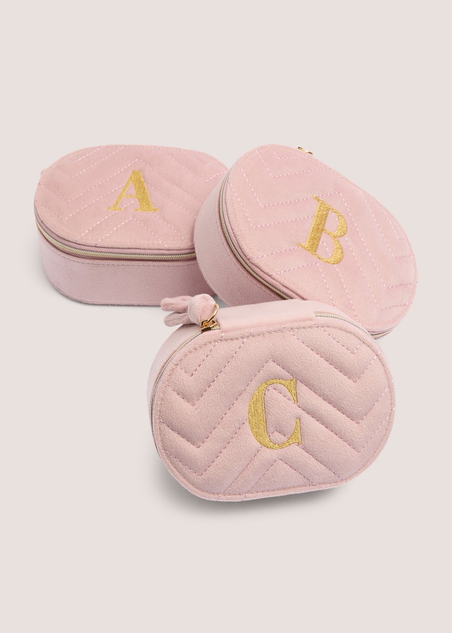 Pink Alphabet Jewellery Box