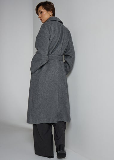 Et Vous Grey Smart Trench Coat