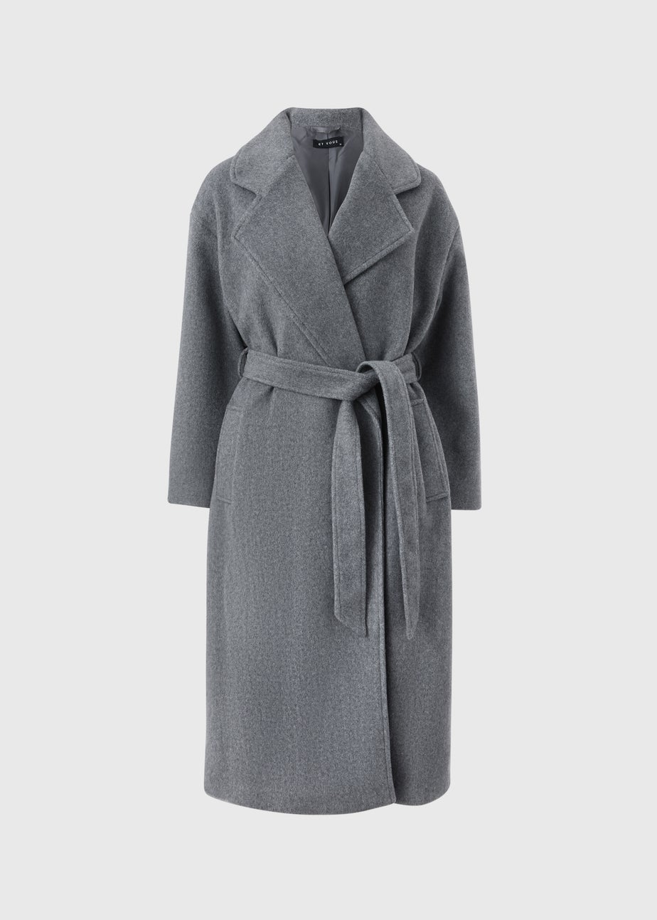 Et Vous Grey Smart Trench Coat