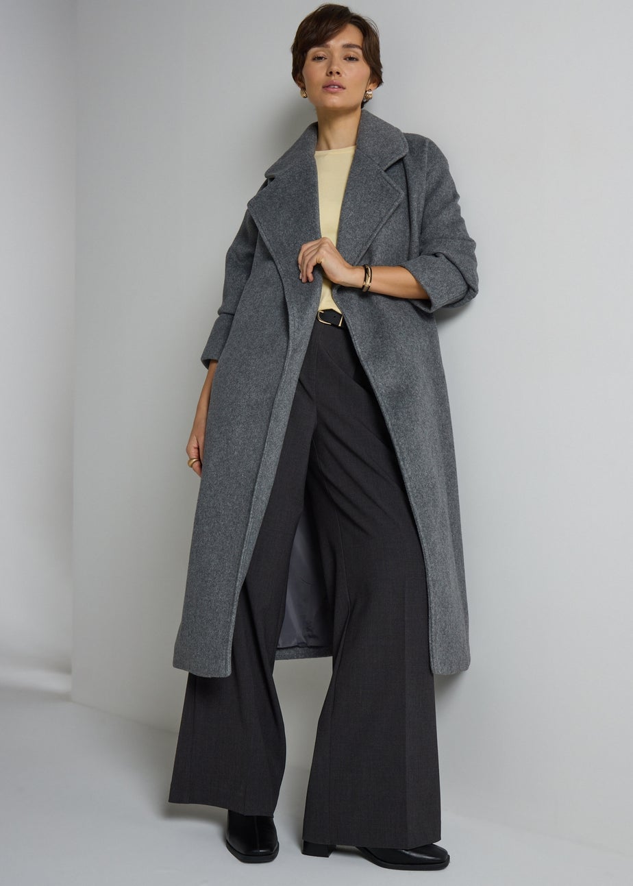 Et Vous Grey Smart Trench Coat