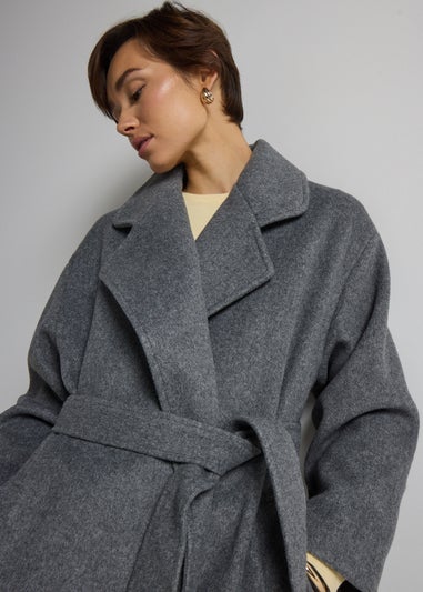 Et Vous Grey Smart Trench Coat
