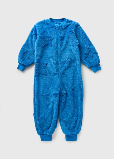 Boys Blue Star Onesie (1-7yrs)