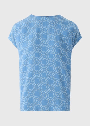 Et Vous Blue Chain T Shirt