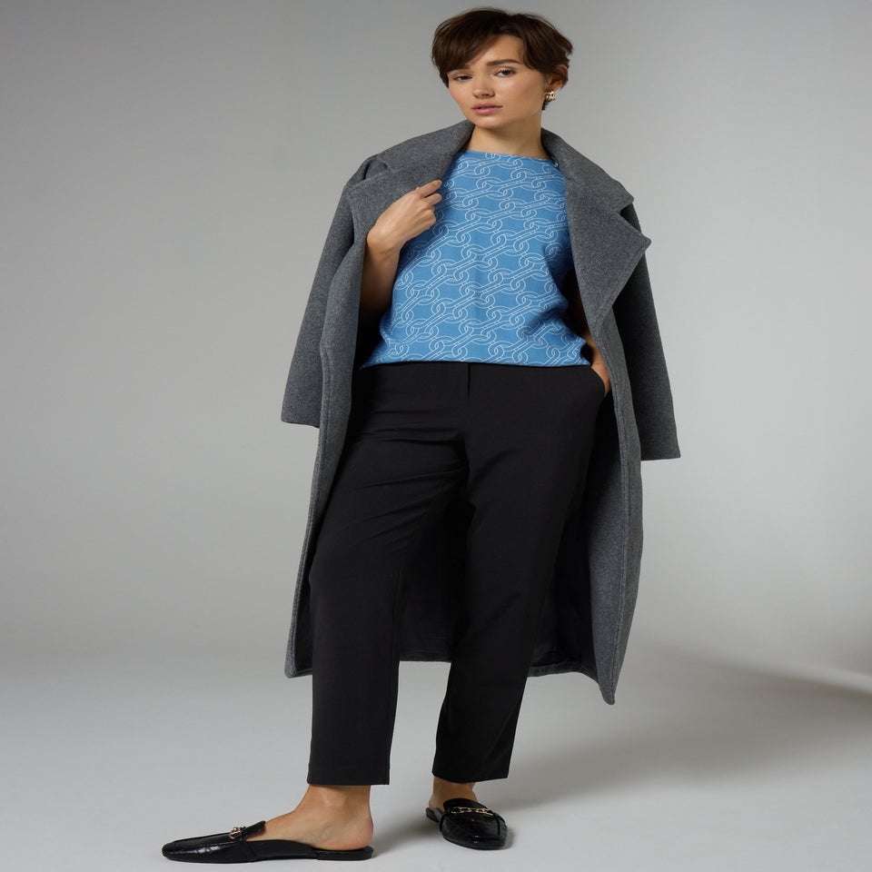 Et Vous Blue Chain T Shirt