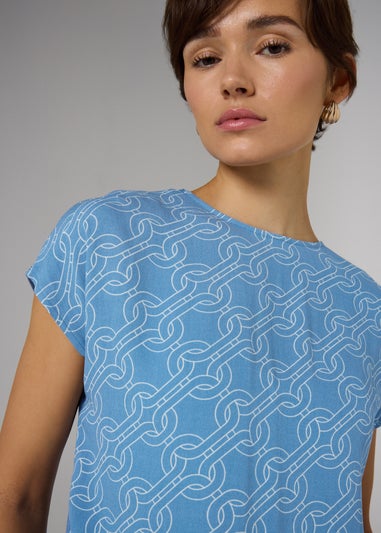 Et Vous Blue Chain T Shirt