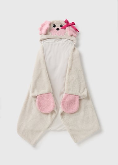 Poodle Hooded Blanket