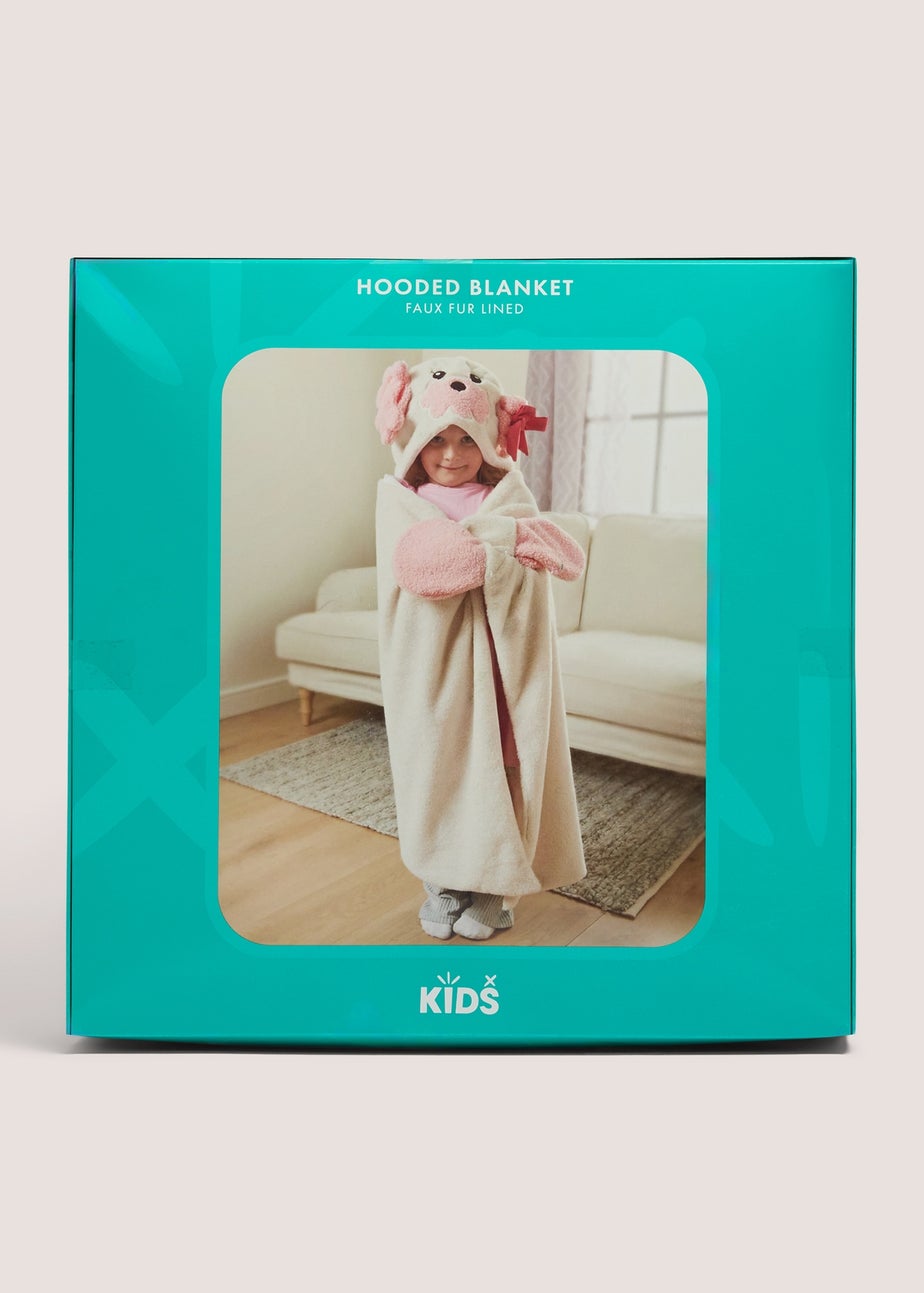 Poodle Hooded Blanket