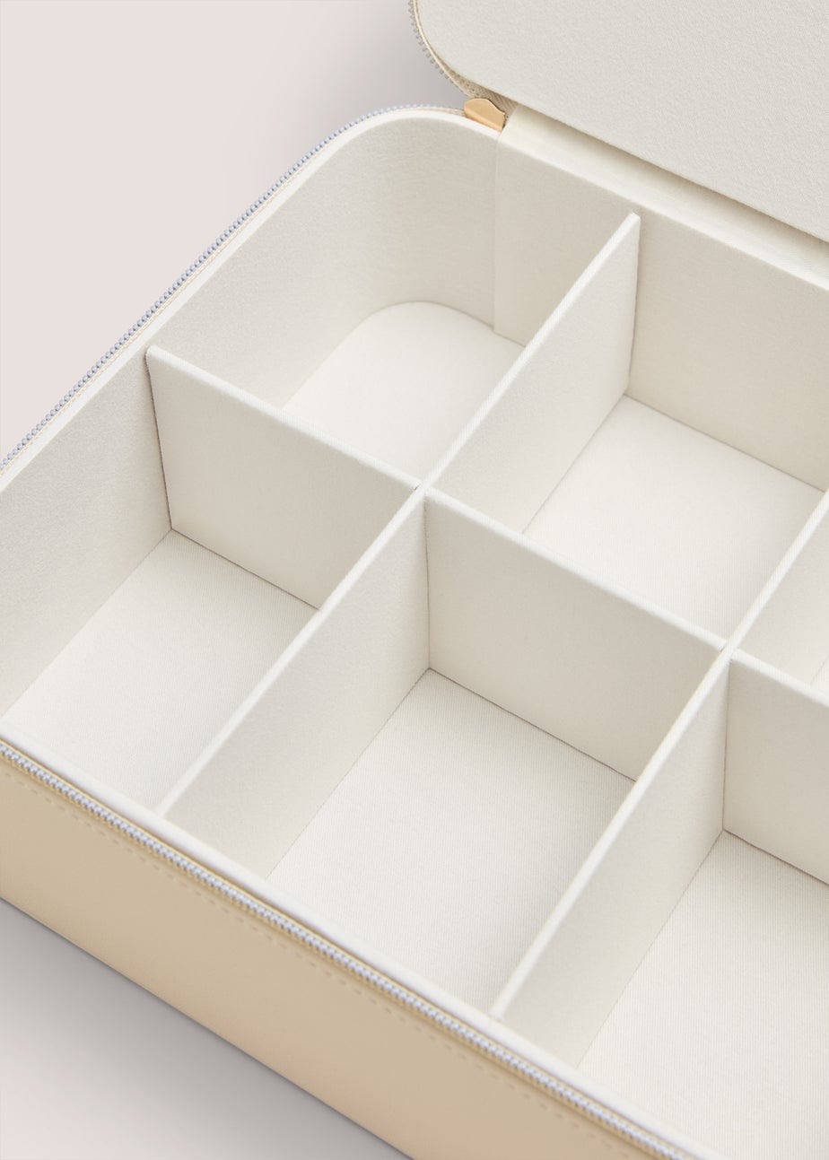 Cream Travel Beauty Case