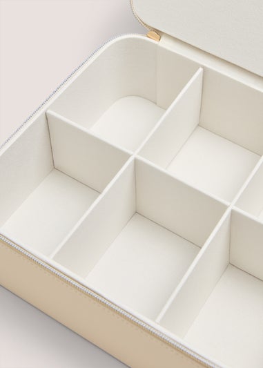 Cream Travel Beauty Case