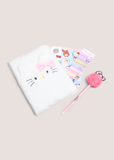 Hello Kitty Fluffy Diary Set