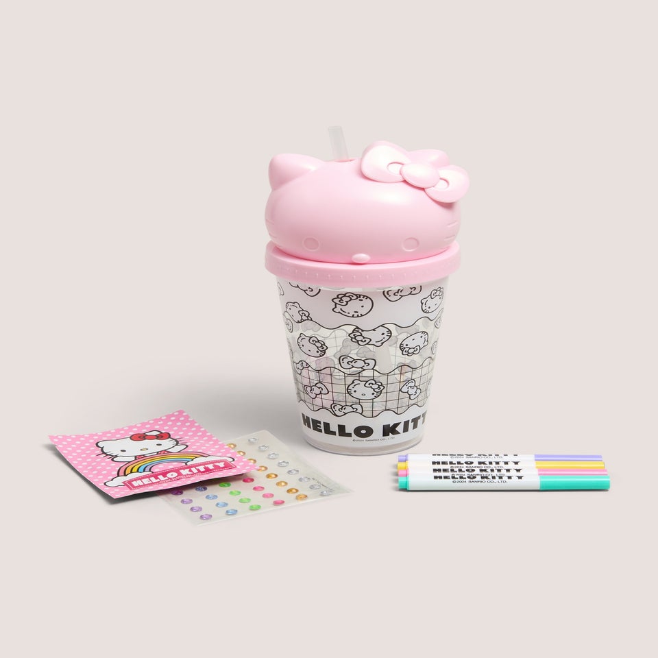 Hello Kitty Pink Doodle Tumbler