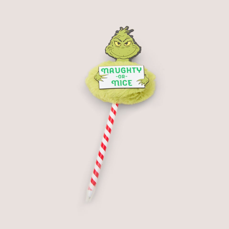 Grinch Fluffy Pen