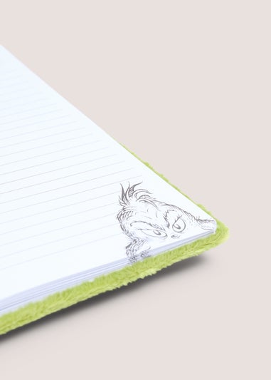 Grinch Fluffy Notebook