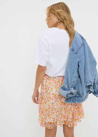 Multicolour Ditsy Floral Mini Skirt