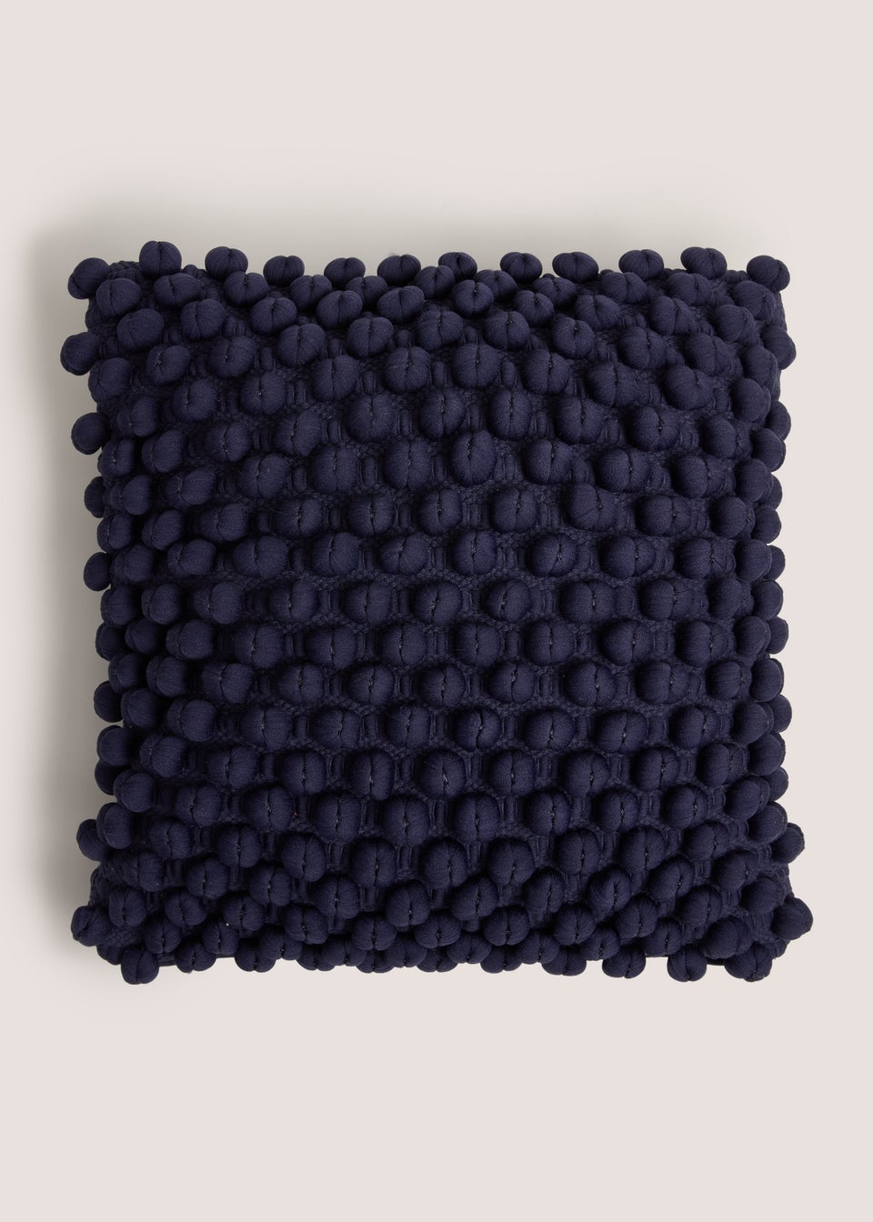 Indigo Bobble Cushion