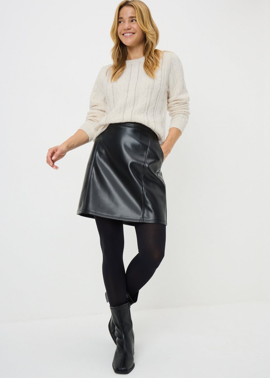 Cream Cable Embelished Jumper