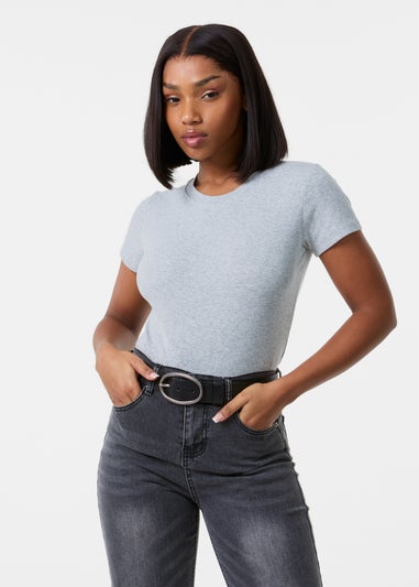 Pink Vanilla Grey Short Sleeve T- Shirt