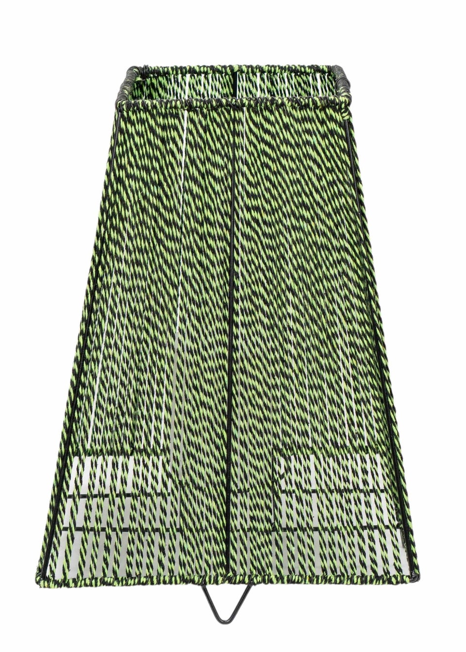 ValueLights Battery Operated Outdoor Green Lantern With Integrated LED's (33.5cm x 25cm x 25cm)