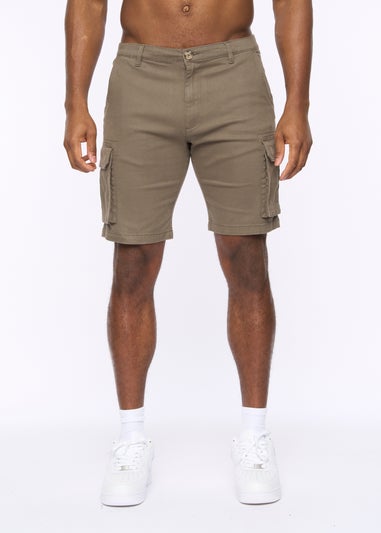 Crosshatch Khaki Frentons Cargo Shorts