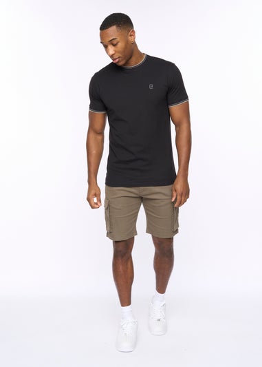 Crosshatch Khaki Frentons Cargo Shorts