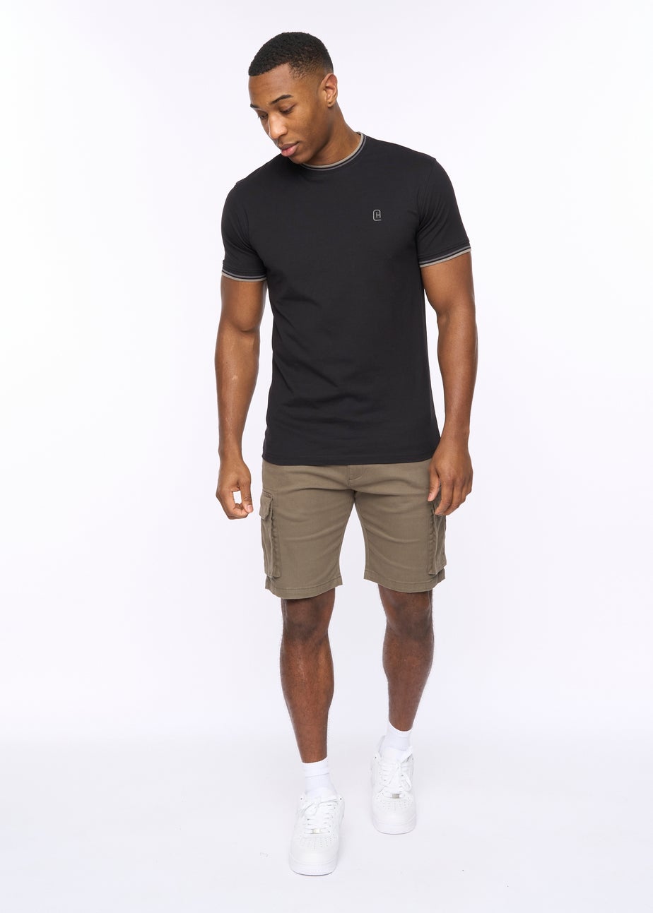 Crosshatch Khaki Frentons Cargo Shorts