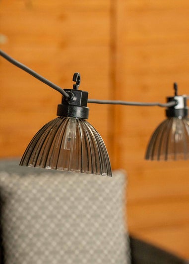 ValueLights Pleated Outdoor Battery Operated String Lights With Integrated LED's 6 Pack