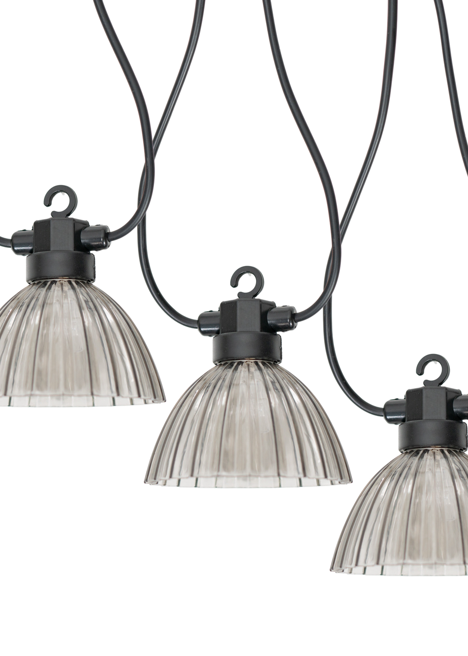 ValueLights Pleated Outdoor Battery Operated String Lights With Integrated LED's 6 Pack