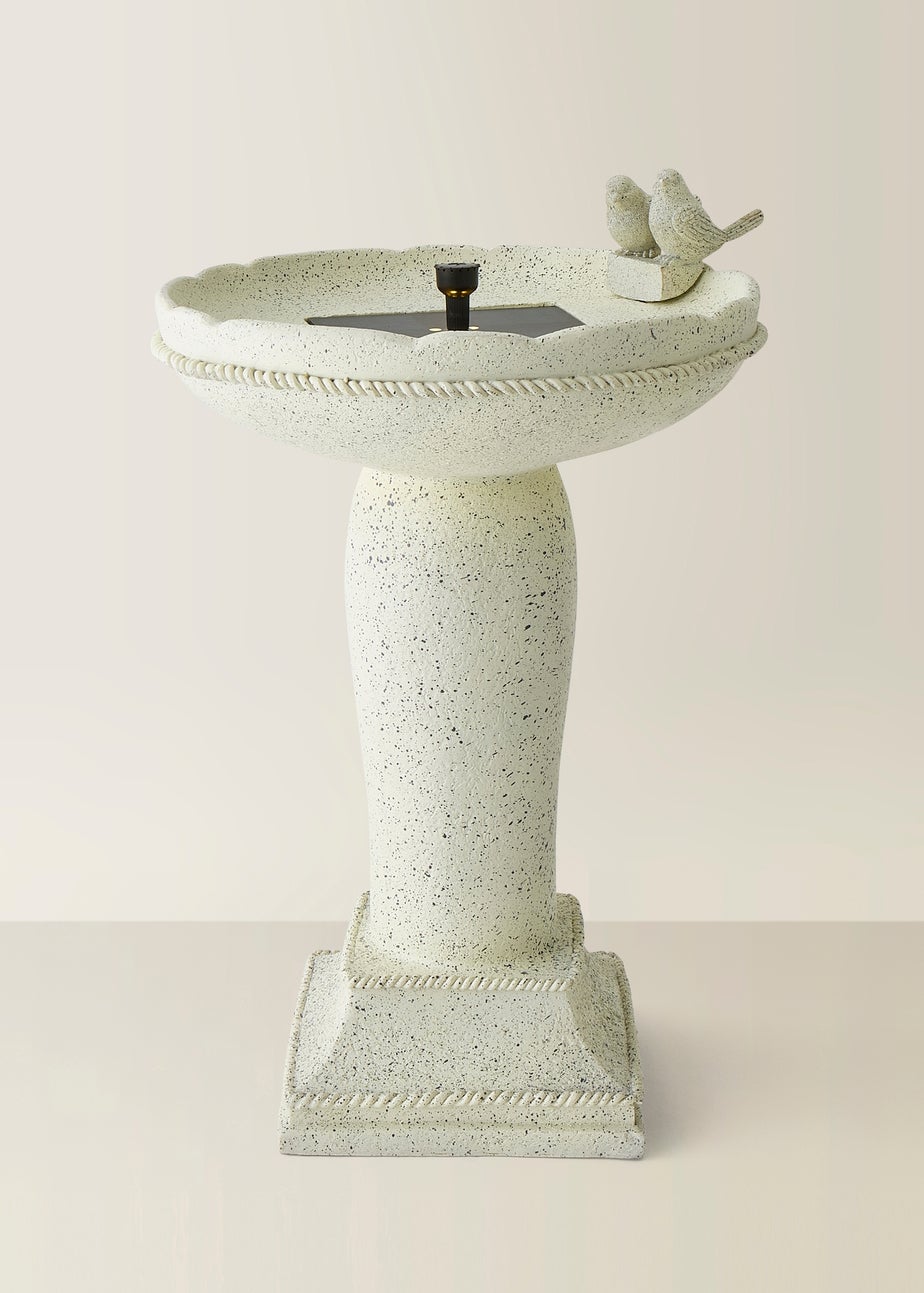 ValueLights Solar Bird Bath Water Fountain Garden Feature (58cm x 36.5cm x 36.5cm)