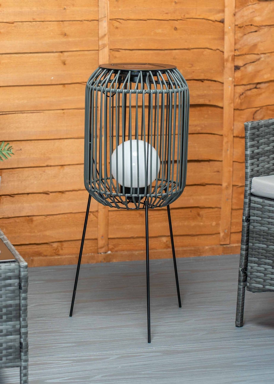 ValueLights Solar Tripod Lantern With Integrated Globe LED's  (77cm x 29cm x 29cm)
