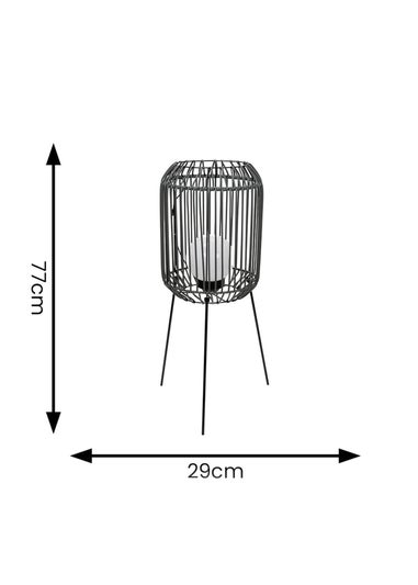ValueLights Solar Tripod Lantern With Integrated Globe LED's  (77cm x 29cm x 29cm)