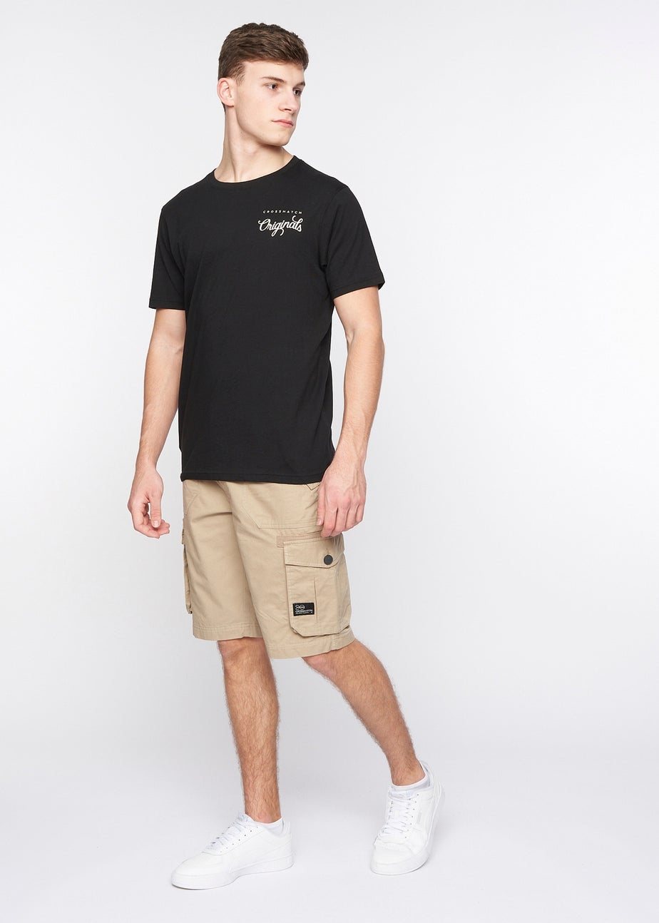 Crosshatch Stone Kyron Cargo Shorts