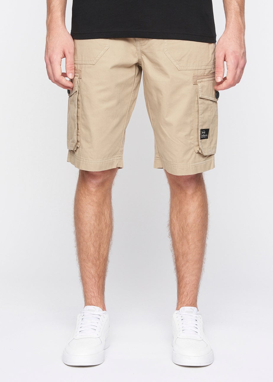Crosshatch Stone Kyron Cargo Shorts