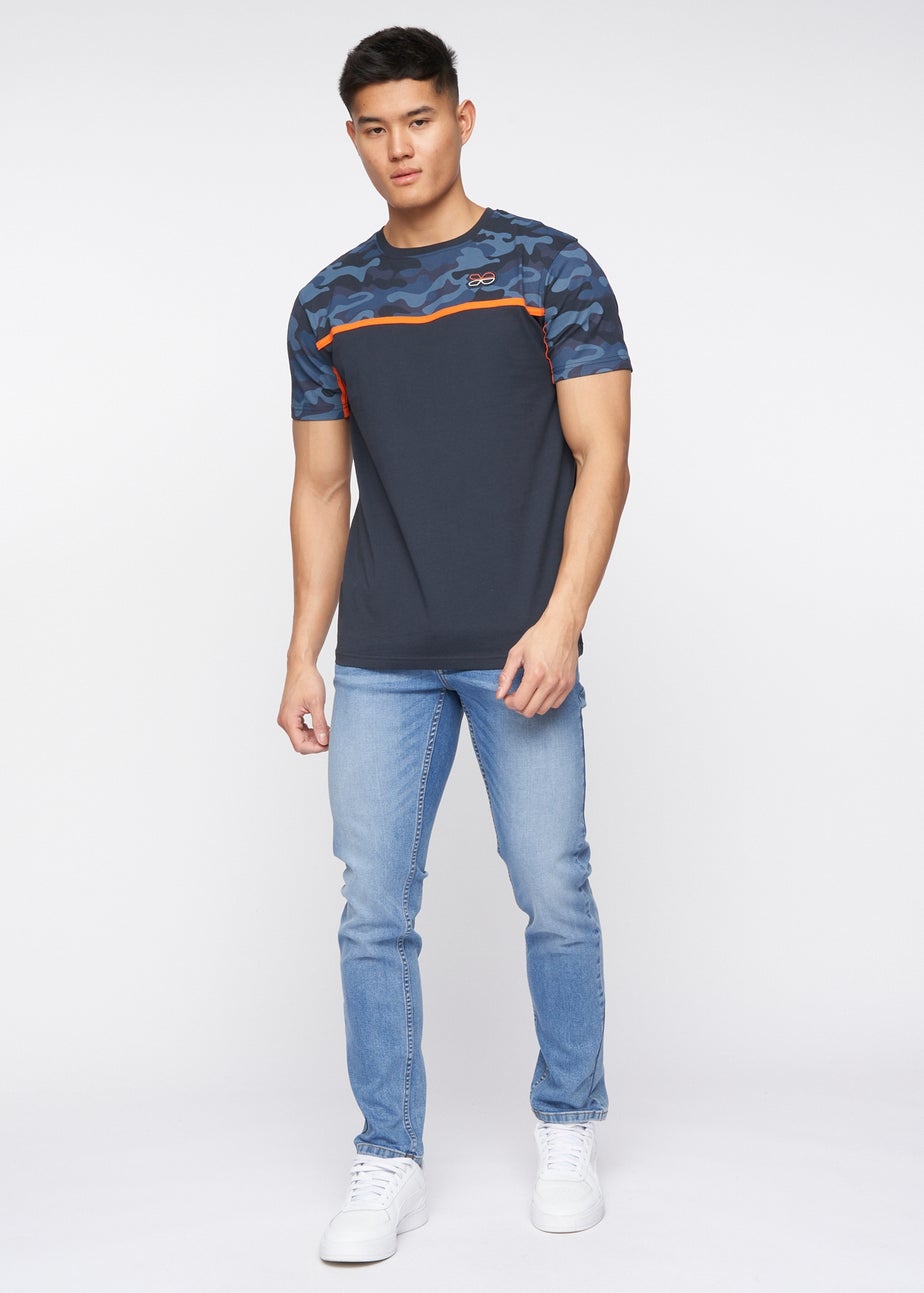 Crosshatch Light Wash Malcolm Slim Fit Jeans