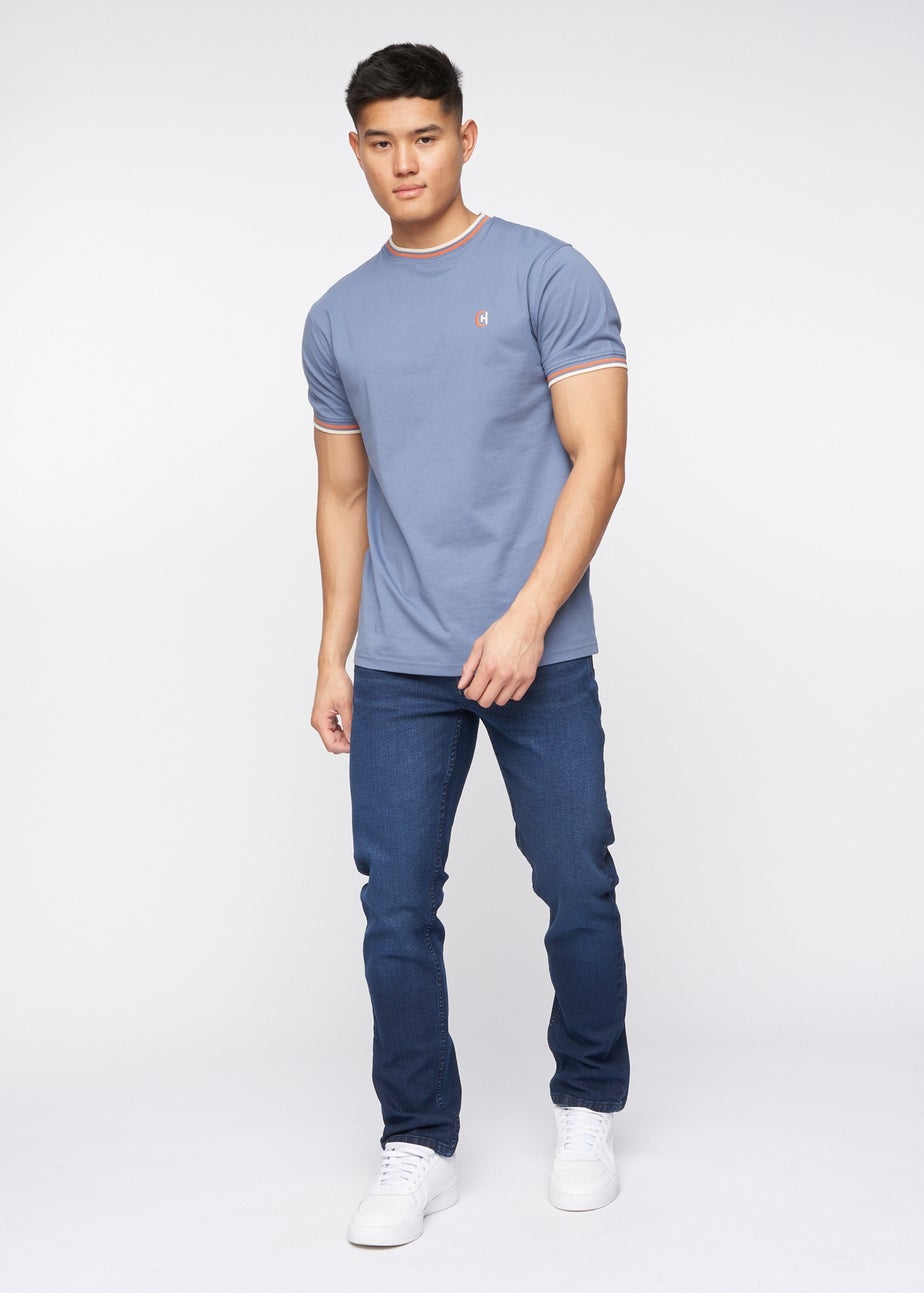 Crosshatch Dark Wash Malcolm Slim Fit Jeans