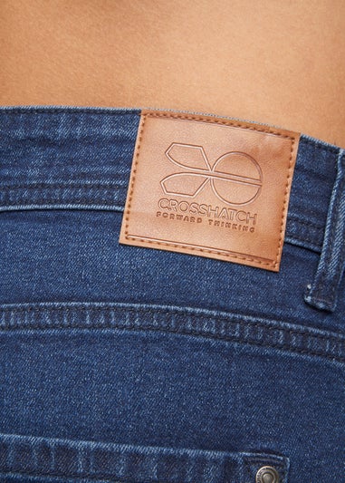 Crosshatch Dark Wash Malcolm Slim Fit Jeans